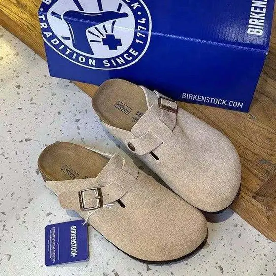 Birkenstock Boston Suede Clogs Slides（Top quality）